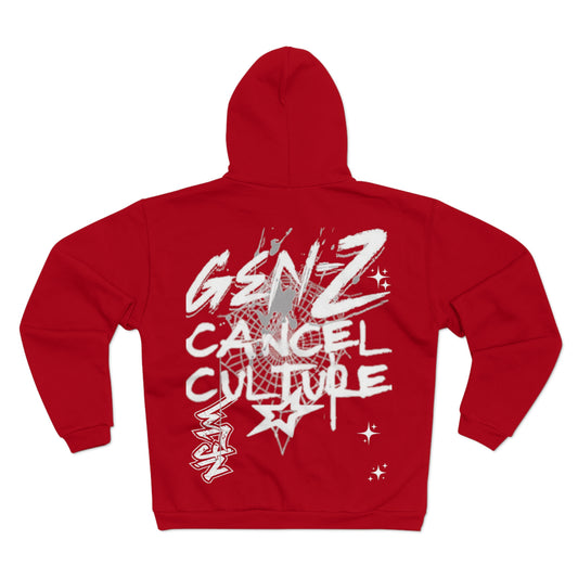 Mens cancel culture Hoodie Zip up